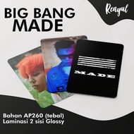 Photocard Big Bang MADE