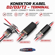 D2 Cable Connector/D3/T2 - Quick Connect Terminal Without Solder