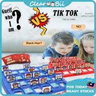 Guess Who Is It Guess the Character Toy Board Game Educational Toys Card Games Mainan Kanak Guess Wh