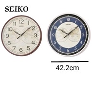 SEIKO Wall Clock QXA803 (Wold Map On Dial)