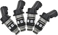 4PCS Fuel Injector Compatible for NISSAN SENTRA 1997~2000 &TSURU 1997~2017 1.6L L4 JS50-1 16600-73C9