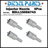 4Pcs Fuel Injector Nozzle Tips 2646848 BDLL150S6743 1447474M1 for Perkins AD4.203 AD3.152 / Massey F