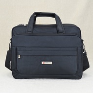 Large-Capacity Business Men's Bag Canvas Computer Bag Oxford Cloth Briefcase Portable Shoulder Messe