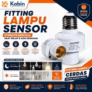 Automatic Motion Sensor Bulb Light Sensor Fitting Light Bulb Holder 100W E27