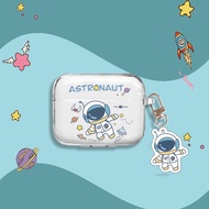 【Fashion】Soft TPU Transparent Earphone Case Compatible for Baseus Bowie E17 with Hook