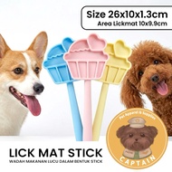 DOG LICK MAT CUPCAKE SHAPE DOG FOOD PLACE PET SLOW FEEDER FROZEN TREATS POODLE BICHON POMERANIAN HSI