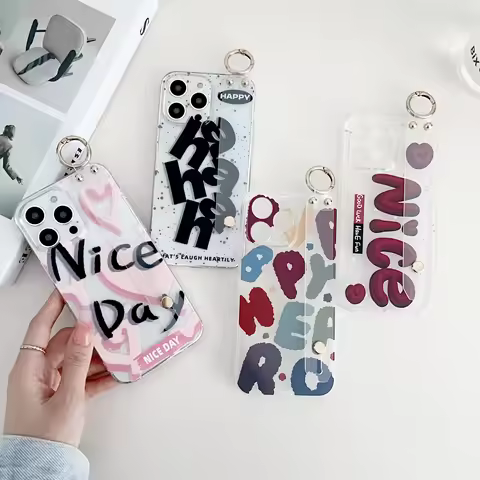 For Samsung Galaxy S8 S9 S10 S20 Note 8 9 10 20 Plus Ultra Edge Nice Day Case Wrist Strap