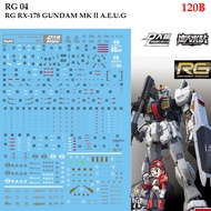 Decal [D.L. Darlin] RG04 RX-178 GUNDAM MK ll A.E.U.G RG 1/144 Water 04