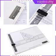 [2-Day Delivery] Table Drawing Board A3 Angle Adjustable Drafting Table Clamps Protractor Portable S