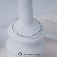 Vion S925 Bracelet 10433, 925 Silver Gold Plated Bracelet, Gold Plated Silver Bracelet