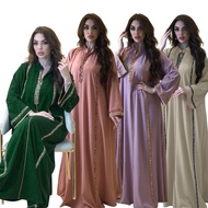 Ramadan Dubai Abaya Plus size maxi dress Islam Arab robe Women Wear Plus size Abaya Cloak Muslim aba