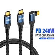PD3.1 USB Type C to C 240W Fast Charging Wire Cable for  Samsung  A06/A55/A15/A56/S24 Ultra  S21 S23