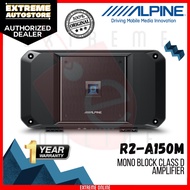 Alpine R2-A150M R2-Series mono subwoofer amplifier — 1500 watts RMS x 1 at 1 ohm