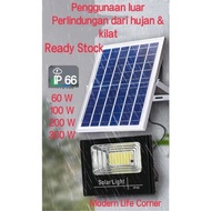 Lampu Solar Spotlight / 60W/100W/120W/200W/300W / Solar Panel LED Spotlight