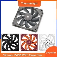 Thermalright TL-9015 PWM Ultra Silent Cooling Fan,15mm Slim Fan 4PIN Cooler Master Heatsink 2700RPM 