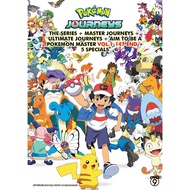POKEMON JOURNEYS :THE SERIES + MASTER JOURNEYS + ULTIMATE JOURNEYS + AIM TO BE A POKEMON MASTER + 5 