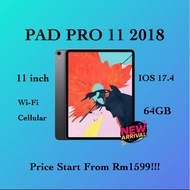 ORIGINAL USED PAD PRO 11 64GB WIFI + CELLULAR 4G LTE