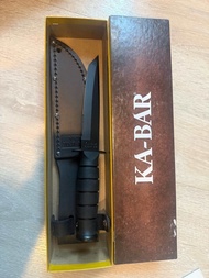 มีดเดินป่า คาบาร์ Kabar แท้ made in USA รุ่น 1255 short black serrated Ka-Bar life time warranty