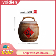 ceramic rice dispenser 25kgs sale magkuno wood rice keeper storage 25kg container  lagyanan ng bigas