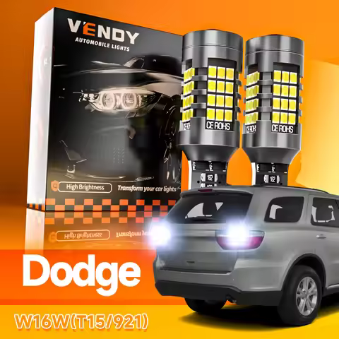2x LED Reverse Light Blub Lamp W16W T15 921 For Dodge Durango Avenger Caliber Neon Challenger Magnum