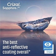 Eyezen Boost Rub Crizal Sapphire Stylis high index Blue UV Capture Lens
