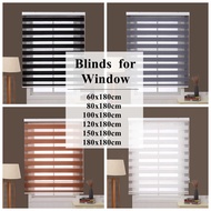 Blinds for Windows Korean Blinds Venetians Duo Roller Blinds Curtain Office Room Blackout Curtain
