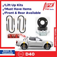 Front/Rear Suspension Shock Absorber Lift Up Kit 2 Inch Strut Spacer Rear Block 4x4 - Nissan Navara 