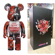 400% 永生花 Flora Flor 紅玫瑰 Red Rose Bearbrick Be@rbrick