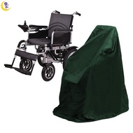 Black Wheelchair Cover for Electric Waterproof Rain Manual Folding Wheelchairs YUESG
