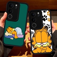 S62 Cat Garfield Casing for VIVO V29 V29E Y19S V27 Y81s Y200e Y81 V27E Y29 Y100 Y300 V40 Lite Pro 5G