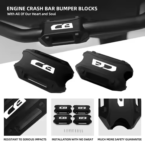 25mm Bumper Engine Guard Protector Block Crash Bar Decorative FOR HONDA CB1000R CB600F Hornet CB600/