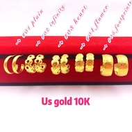 US 10K GOLD HOOP EARRING FOR KIDS AND ADULT HYPOALLERGENIC