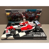 ((Bao SF Express Air Transport) Mini Cut minichamps 1: 43 Panasonic Toyota Racing Toyota Fleet TF105