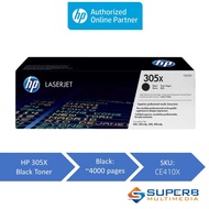 HP 305X Black Original High Yield  LaserJet Toner Cartridge [CE410X]