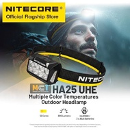 NITECORE HA25 UHE Outdoor Headlamp 800 Lumens 3 Color Temperatures Led Headlight with HLB1500 Batter