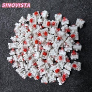 SINOVISTA 20Pcs Mechanical Keyboard Switches, Plastic Dustproof Keyboard Switches,  Linear Clicky Si