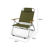 Habitat Camp เก้าอี้พับได้ กลางแจ้ง ตั้งแคมป์ แคมป์ปิ้ง แบบพกพา เอนนอนได้ ปรับได้4 ระดับ เก้าอี้เคอม