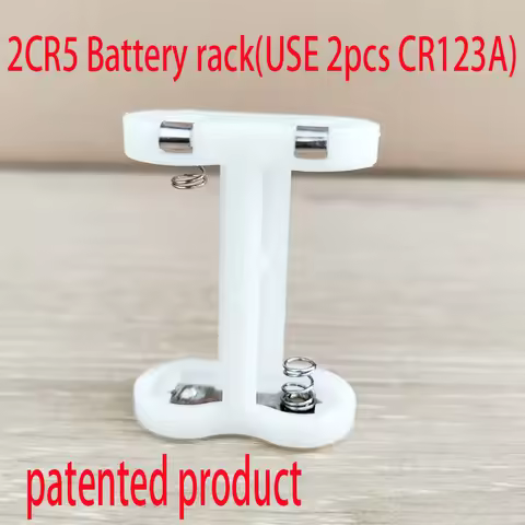 2CR5 6V polymer 2CR5 rack 2CR5 use 2 CR123A converter adapter connector not include battery