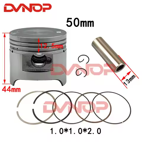 Motorcycle 50MM 13MM Piston Rings For C100 Dream 100 JD100 DY100 WIN100 100CC Egine Spare Parts