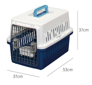 全城熱賣 - 寵物飛機籠飛機籠航空箱托運箱（ATC530藍/白(約12KG用 )）