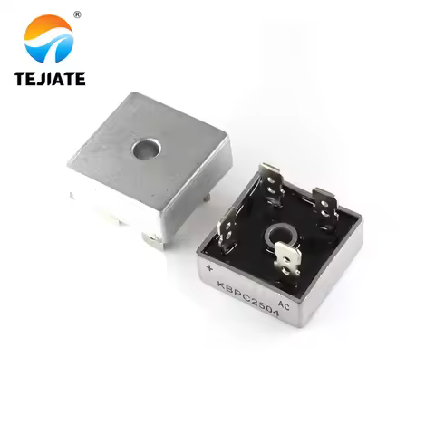 2Pcs KBPC2504 Bridge Rectifier Diode 25A 400V KBPC 2504 Single Phase Full Wave 25 Amp 400 Volt Elect