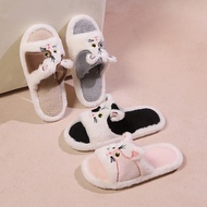 Home Furry Open Slippers Warm Slippers Summer Floor Slippers DEJM