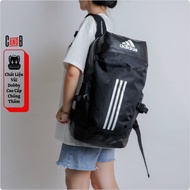 Genuine backpack Export C&amp;B Adidas Life Style 3 Stripe Badge of Sport Classic Unisex Black BAL02