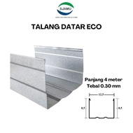 Home Gutter (SJAMU Metal Gutter) ECO Flat Gutter