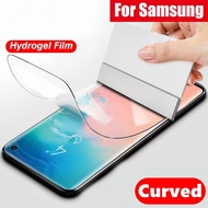 Full Curved Protective Hydrogel Film Samsung Galaxy S10 5G s9+ s20+ S10E S8 S9 S21 S22 Note 20 S20 Ultra FE 8 9 s10+ A33 M31 A13 A12 A72 S22+ A23 A53 A51 A73 5G Screen Protector