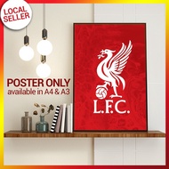 POSTER BOLA Liverpool NO FRAME This Is Anfield LFC YNWA The Champions Wall Liverbird Kaki Bola Ready