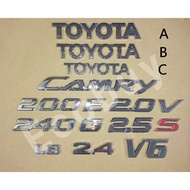 Toyota Camry 200 240 2.5 2.4 2.0 1.8 E V G S V6 Rear Badge Emblem Logo