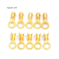 {Ihgnp8 _ Wl9} 100 pcs 5.2mm Gold Copper Round Copper Wire Power Supply Terminal New