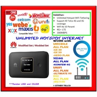 Modded / Modified Unlocked Huawei E5785 E5785Lh-22c 3000mAH CAT6 4G LTE PRO MIFI Unlimited WiFi Teth