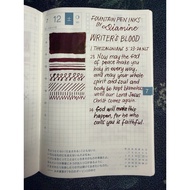 Diamine Writer’s Blood Ink Sample